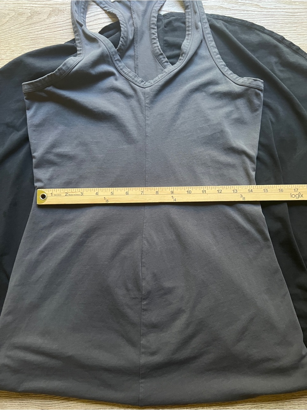 Athleta Dip Dye Middy Racerback Dress in Flint Grey - Picture 8 of 13